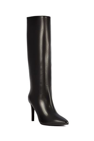 Black leather high boot FRANCO RUSSO | 3560NAPPANERO